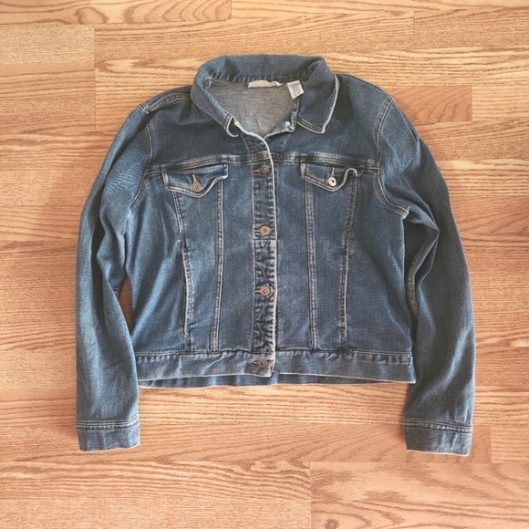 EUC Vintage Liz Claiborne Jean Jacket, Size XL - Picture 1 of 5
